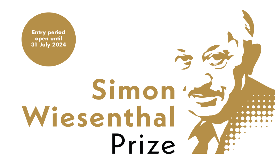 Entry period extended for the 2024 Simon Wiesenthal Prize