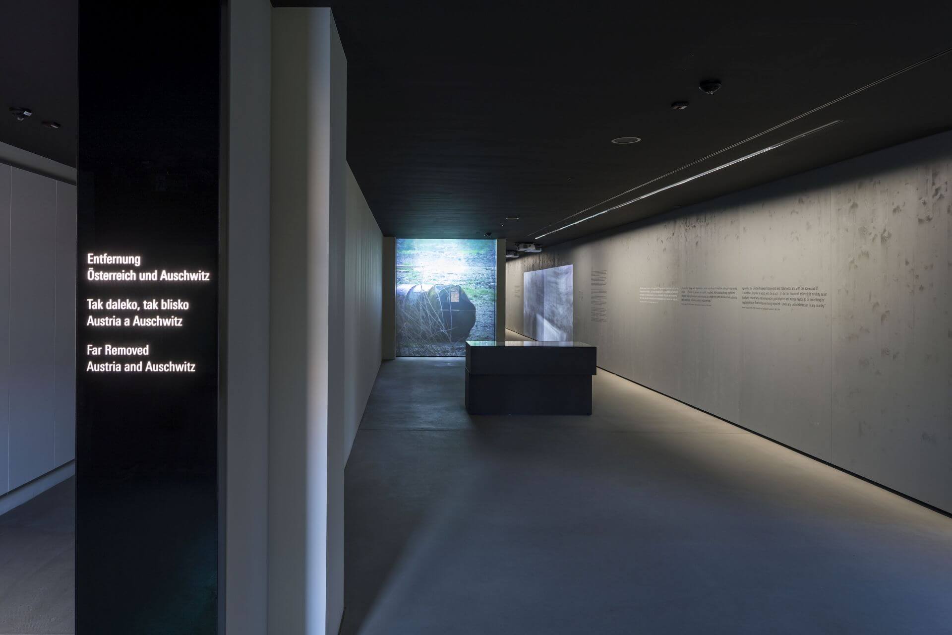 Eingangsbereich zur neuen Österreich-Ausstellung in Auschwitz. Foto: Rupert Steiner